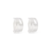 Boucles d'oreilles clips - Silver Creole