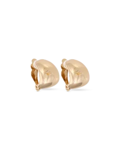Boucles d'oreilles clips - Smooth Gold