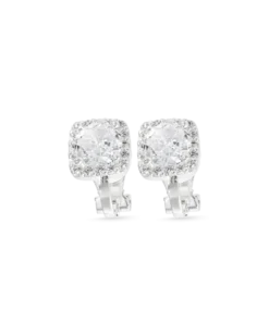 Boucles d'oreilles clips - Sparkling Squares