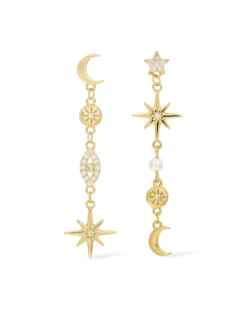 Boucles d'oreilles - Golden Galaxy
