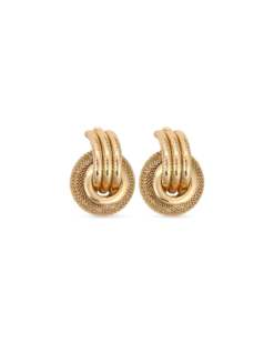 Boucles d'oreilles - Golden Mesh