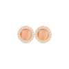 Boucles d’oreilles - Rose Cateye