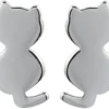 Boucles d'oreilles - Silver Cat