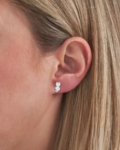 Boucles d'oreilles - Silver Cat