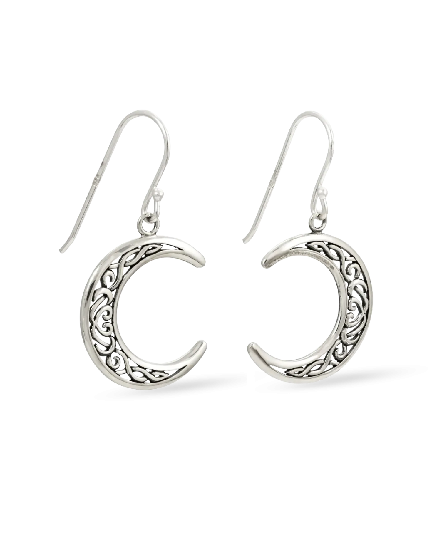 Boucles d’oreilles - Silver Crescent