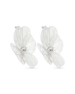 Boucles d'oreilles - Silver Petal