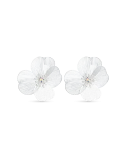 Boucles d'oreilles - Silver Petal