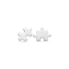 Boucles d'oreilles - Silver Puzzle