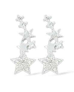 Boucles d'oreilles - Silver Shooting Star