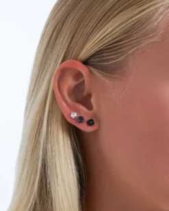 Boucles d'oreilles - Three Diamond Glam