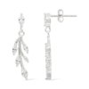 Boucles d’oreilles - Zirconia Leaves