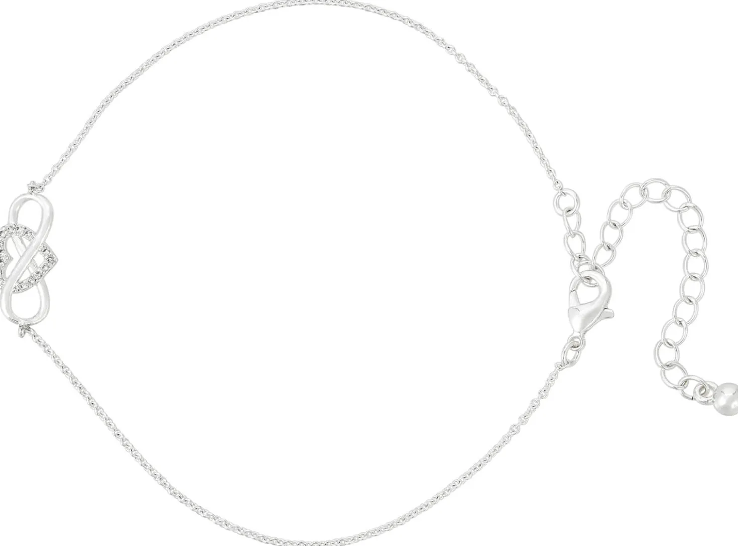 Bracelet avec pendentif - Infinity Heart