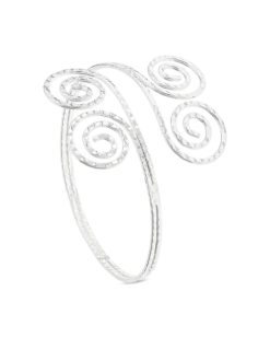 Bracelet de biceps - Silver Swirl