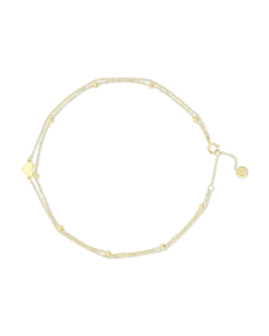 Bracelet de cheville - Golden Hearts