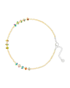 Bracelet de cheville - Rainbow Glitter