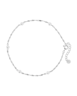 Bracelet de cheville - Silver Elegance
