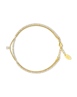 Bracelet de cheville - Sparkling Steel