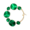 Bracelet - Green Enamel