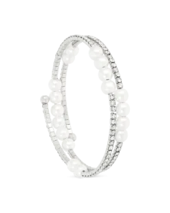 Bracelet jonc - Gleaming Pearls
