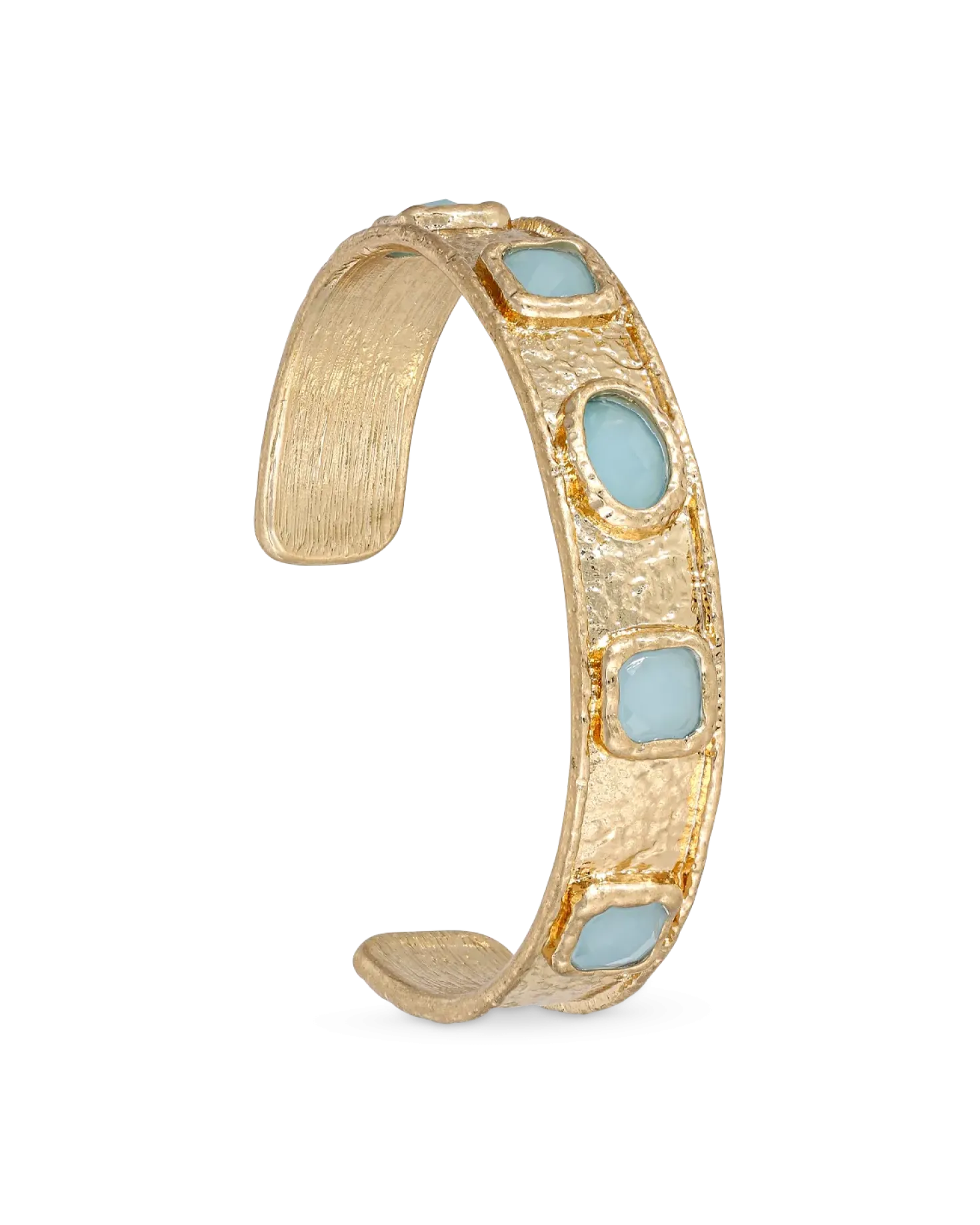 Bracelet jonc - Golden Blue