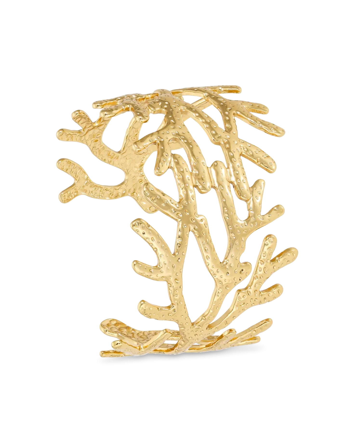 Bracelet jonc - Golden Coral