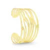 Bracelet jonc - Golden Hammered