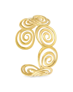 Bracelet jonc - Golden Swirl