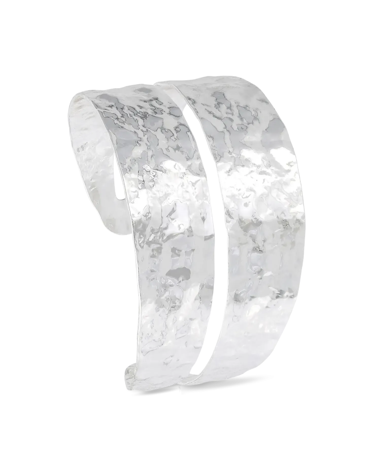 Bracelet jonc - Hammered Double