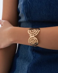 Bracelet jonc - Hammered Spiral