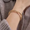 Bracelet jonc - Mesh Sparkle