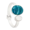 Bracelet jonc - Oval Amazonite