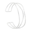 Bracelet jonc - Pounded Silver