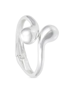 Bracelet jonc - Silver Teardrops
