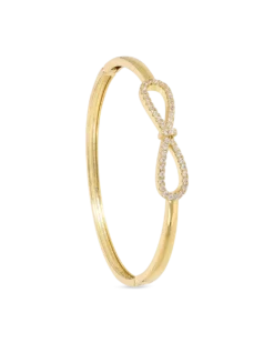 Bracelet jonc - Sparkling Bow