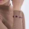 Bracelet - Red Cat Eye