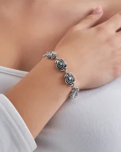 Bracelet - Silver Rose