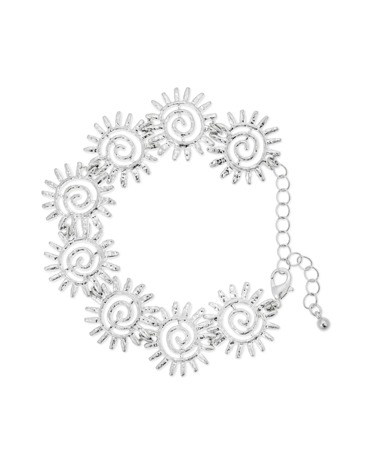 Bracelet - Silver Swirls