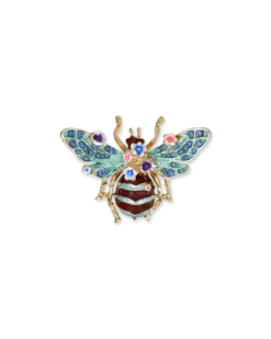 Broche - Blue Bumblebee