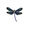 Broche - Blue Dragonfly
