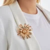 Broche - Golden Blossom