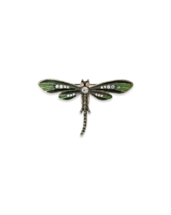 Broche - Green Dragonfly