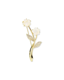 Broche - Pearly Blossom