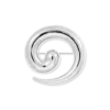 Broche - Silver Spiral