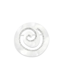 Broche - Silver Whirl