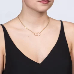 Chaîne - Pretty Double Ring