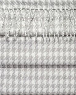 Écharpe - Grey Houndstooth