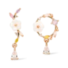 Clous d'oreilles - Asymmetrical Flowers