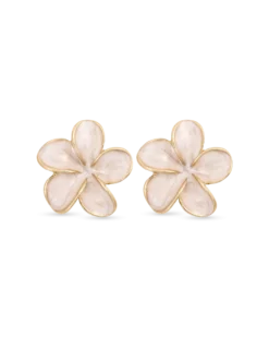 Clous d'oreilles - Beige Blossom