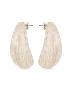 Clous d'oreilles - Beige Swirl