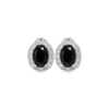 Clous d’oreilles - Black Oval
